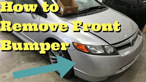 How To Replace Front Bumper Honda Civic