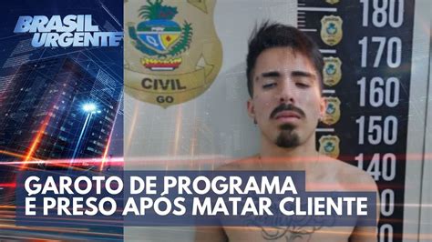 Garoto de programa é preso após matar cliente Brasil Urgente YouTube