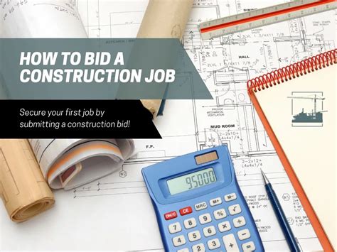 How to Bid a Construction Job: A Comprehensive Guide