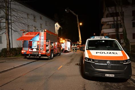 Rorschach SG 20 000 Franken Sachschaden Nach Brand