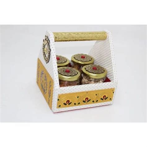 Wooden Diwali Gift Hampers Box Box Capacity Gms Size X X Inch