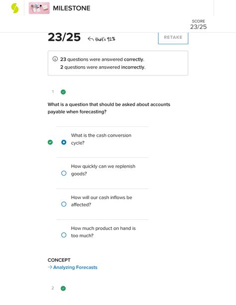 Sophia Principles Of Finance Final Milestone Concept Analyzing