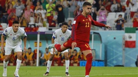 Hasil Piala Dunia 2022 Spanyol Vs Kosta Rika 7 0 Rekor 100 Gol Dan