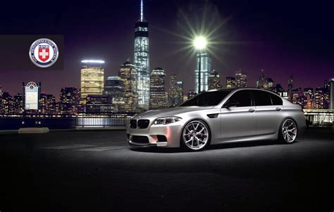 Frozen Cashmere Silver Hre Zeigt Tuning Felgen An Bmw M5 F10 Lci