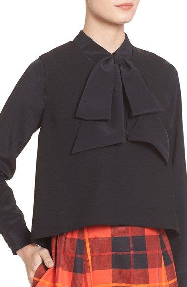 Kate Spade New York Bow Detail Silk Blouse Nordstrom Blouse Silk