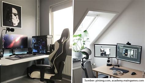 Inspirasi Desain Kamar Gaming Low Budget Yang Aesthetic 48 Off