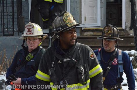 Yeadon Firefighters Battle House Fire Yeadon Fire Company