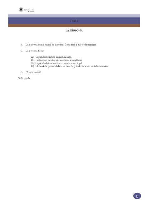 Lección Dos Apuntes De Derecho Civil Docsity