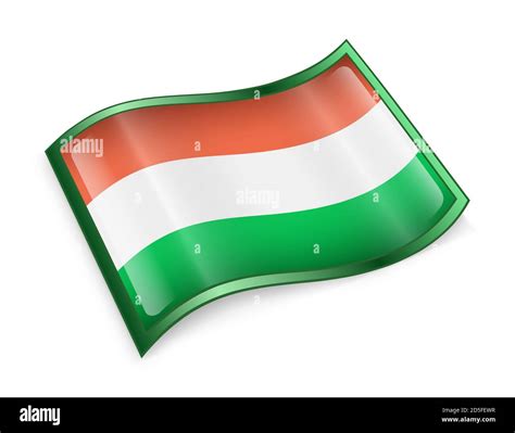 Hungary Flag Icon Stock Photo Alamy