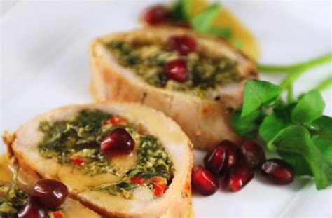 Foodista Recipes Cooking Tips And Food News Roast Pork Florentine With Pomegranate Sauce