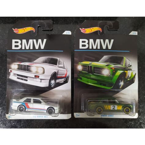 Lote 2 Hot Wheels BMW 92 BMW M3 E BMW 2002 Veja As Fotos Para Ver Detalhes Shopee Brasil