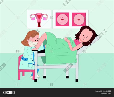 Vagina Examination Vector And Photo Free Trial Bigstock