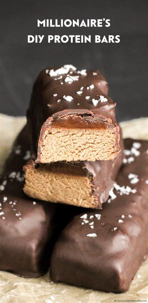 Healthy No Bake Millionaires Diy Protein Bars Gluten Free Vegan Recipe Protein Bar