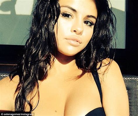 Selena Gomez Displays Her Cleavage In A Sexy Bikini Selfie On Instagram