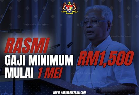 Rasmi Gaji Minimum Rm Mulai Mei