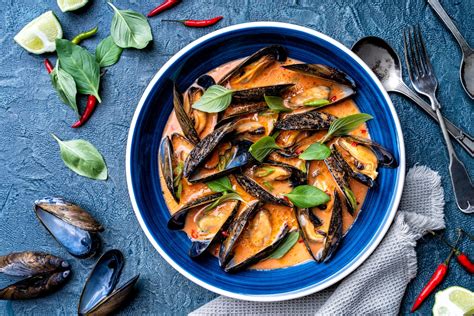 Moules Au Curry Rouge La Recette