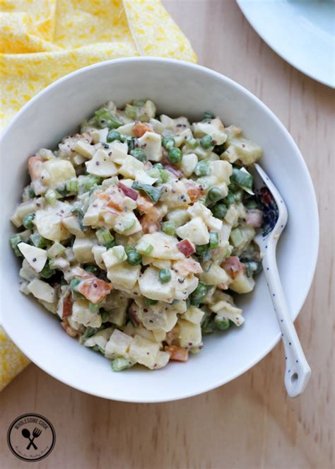 Russian Potato Salad Aka Polish Potato Salad Wholesome Cook