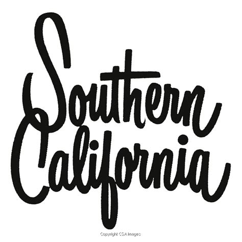 Southern California Illustrations Unique Modern And Vintage Style