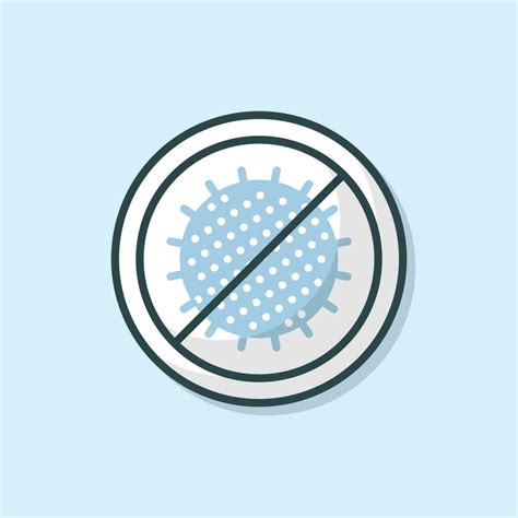 Antibacterial Medical Minimal Flat Icon Vector Art At Vecteezy