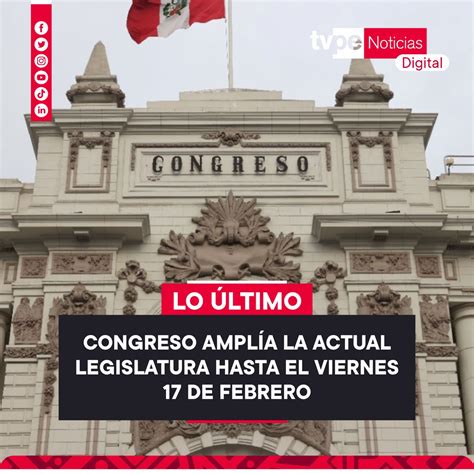 Tvperú Noticias On Twitter 🔴 LoÚltimo Presidente Del Congreso