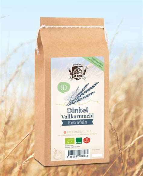 Bio Dinkelvollkornmehl EXTRAFEIN 1kg 4260532374475