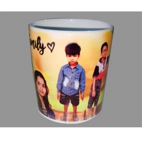 Multicolor Sublimation Photo Printed Ceramic Mug Capacity Ml Size