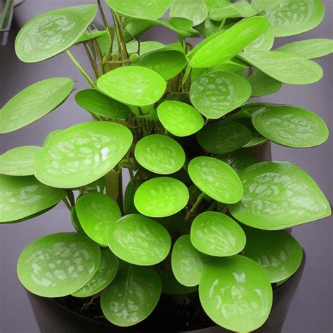 Chinese Money Plant Graphic · Creative Fabrica