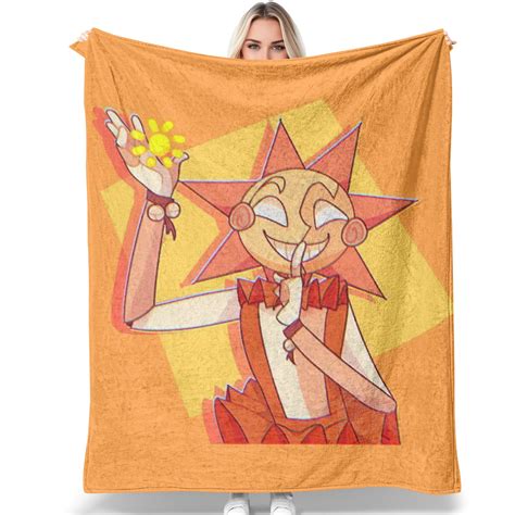 Sunnydrop Moondrop Fnaf Security Breach Velvet 60IN 50IN Blanket