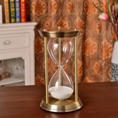 1 Hour High Quality Metal Big Hourglass Sand Timer 60 Minutes Large