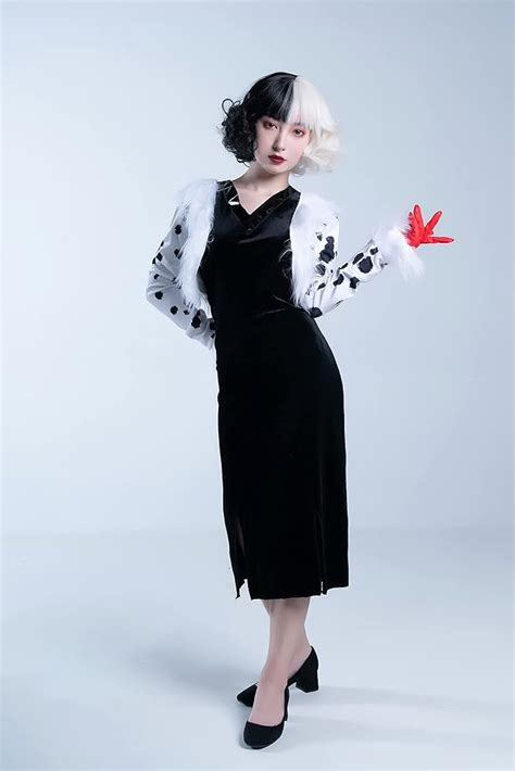 Disguise Women S Cruella De Vil Deluxe Adult Costume Clothing Shoes