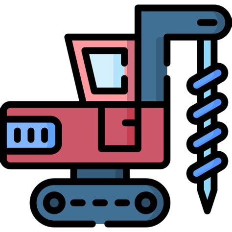 Drilling Rig Special Lineal Color Icon