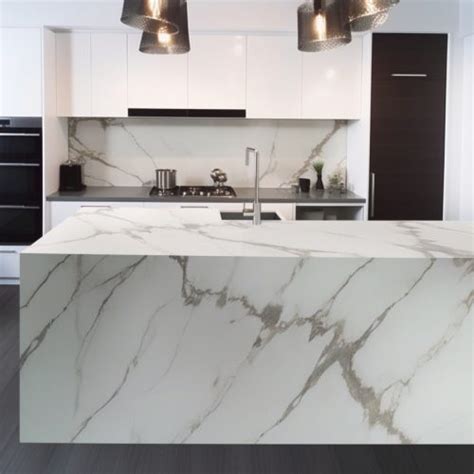 Plan De Travail Quartz Blanc Calacatta Ultra Mpc