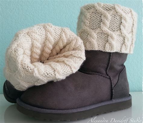 Free Knitting Pattern For Ugg Hug Boot Toppers Knit Boot Cuffs Pattern Boot Toppers Pattern