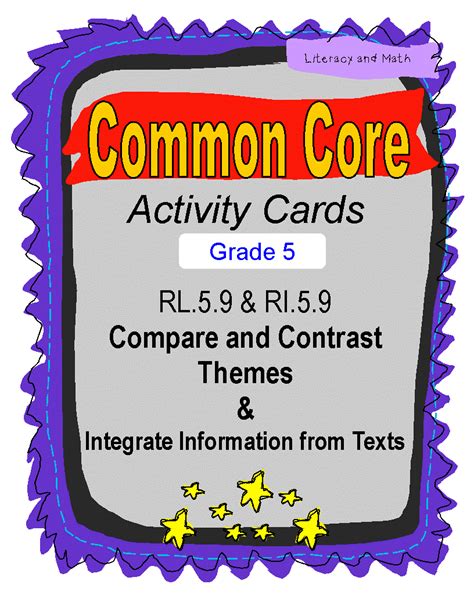 Literacy Math Ideas Grade 5 Common Core Reading Assessments