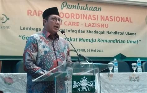 Buka Rakornas Lazisnu Menag Imbau Hindari Penyaluran Zakat Secara