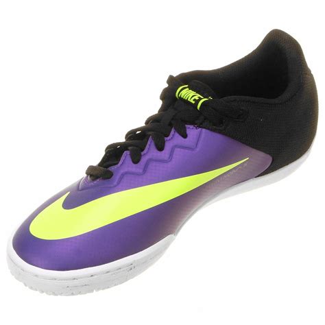 Chuteira Futsal Nike Hypervenom Pro Ic Masculina Verde Limão Roxo Shop Timão