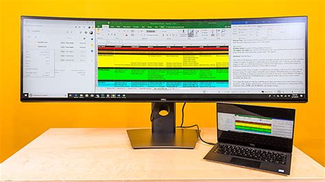 Dell Ultrasharp Curved Monitor U Dw Review Pcmag