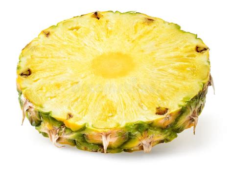 Pineapple Ring Isolated On White Stock Image Image Of Sliced Ananas