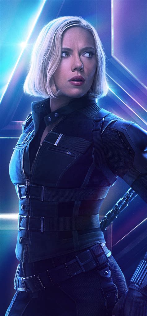 1242x2668 Black Widow In Avengers Infinity War New Poster Iphone Xs Max Hd 4k Wallpapers Images