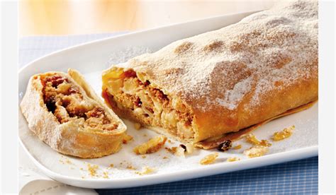 Sobremesa Folhada Apfelstrudel Receitas Nota Dez