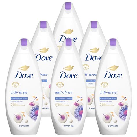 Dove Anti Stress Body Wash Case Of 6 X 450ml Wilko