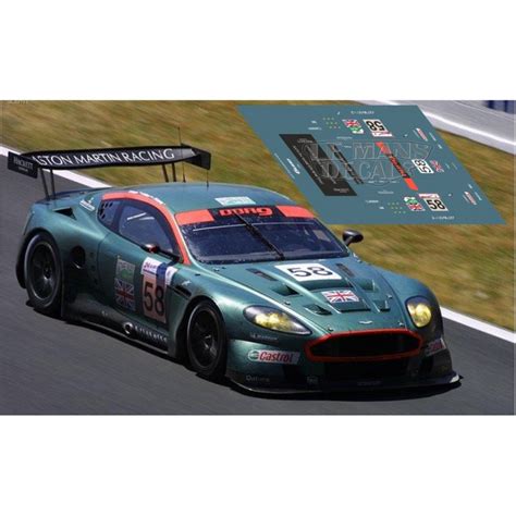 Aston Martin DBR9 - Le Mans 2005 nº58 - LEMANSDECALS