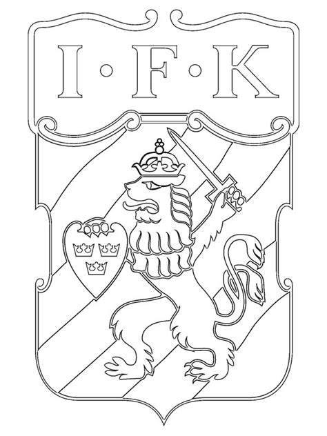 IFK Göteborg Coloring Page - Funny Coloring Pages