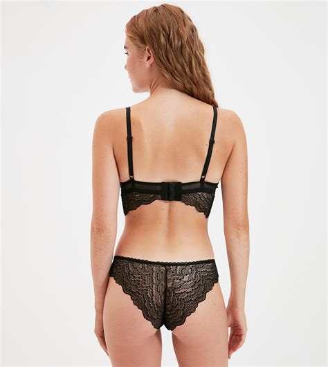 Buy Trendyol Lace Bikini Set In Black 6thStreet Qatar