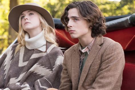 Timothée Chalamet And Elle Fanning Star In A Complete Unknown Bob Dylan Biopic Begins