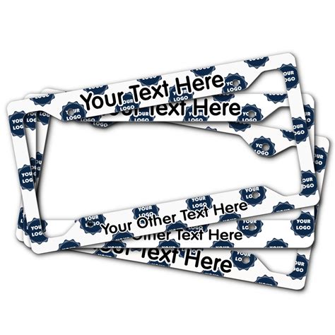 Custom Logo License Plate Frame | YouCustomizeIt