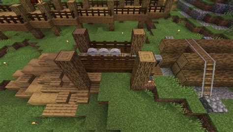 New Sawmill I Built For My Village In 1 14 Minecraft Minecraft Cottage Minecraft