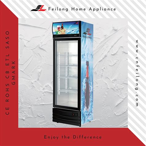 Commercial Glass Door Refrigerator Beverage Cooler Upright Display Freezer Upright Freezer