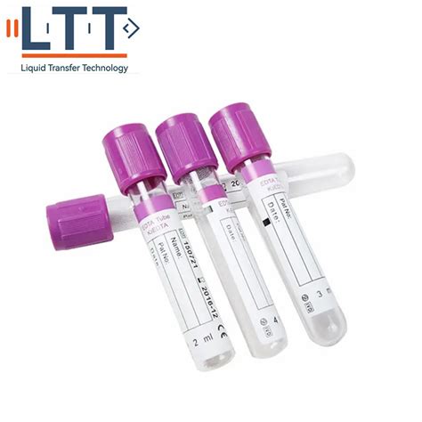 Blood Test Tube Edta K K Medical Plastic Glass Vacuum Tube Specimen