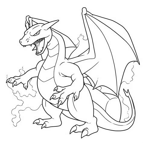pokemon coloring pages charizard 1